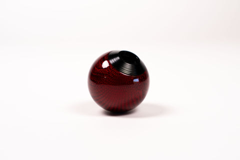 Hitman Red Carbon Weighted Shift Knob (12x1.25, 10x1.25, 10x1.5, 8x1.25)