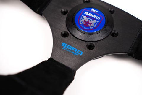 345mm SARD D-Shape Suede Steering Wheel