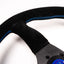 345mm SARD D-Shape Suede Steering Wheel