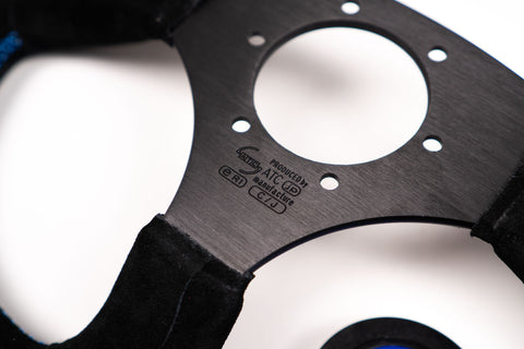 345mm SARD D-Shape Suede Steering Wheel