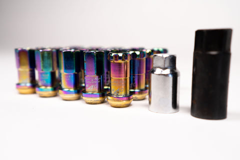 KYO EI Racing Composite R40 Neochrome Lug Nuts