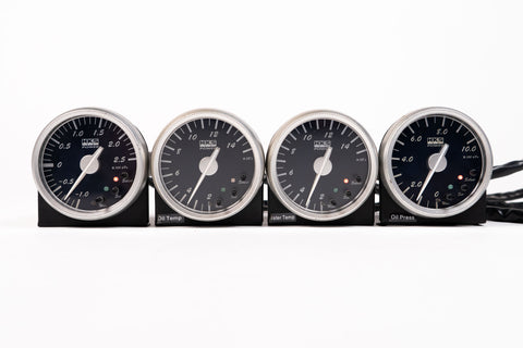 HKS Direct Bright Meter 60mm / Navy 4-Piece Gauge Set