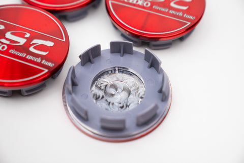 CST Precedeo Demon Camber Reproduction Center Caps *Red*