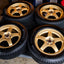 Subaru STI Rays Engineering B20 17" 7J +48 (5x100) with 225/60 Bridgestone Tires