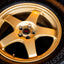 Subaru STI Rays Engineering B20 17" 7J +48 (5x100) with 225/60 Bridgestone Tires