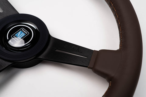 360mm Nardi Classic Brown Leather