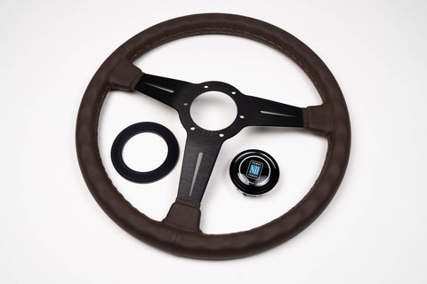 360mm Nardi Classic Brown Leather