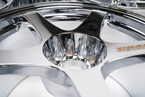 URAS NS-01 17" 9.5J +15 (5x114.3) *Triple Chrome Plated*