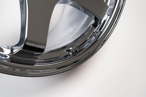 URAS NS-01 17" 9.5J +15 (5x114.3) *Triple Chrome Plated*