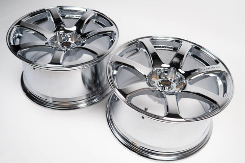 WORK Emotion XT7 17" 9J +17 Pair (5x114.3) *Triple Chrome Plated*