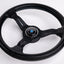 330mm Nardi Classic Deep Corn (Blue Stitching)