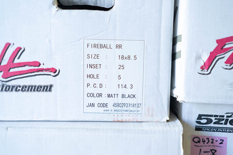 5Zigen ProRacer Fireball RR Wheels 17"/18" (5x114.3/100) *NOS*