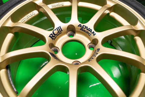 Yokohama Advan RCIII Super Tarmac 17" 7J +45 (4x100) *Bridgestone Potenza RE-71RS Tires Included*