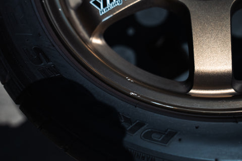 Rays Engineering Volk TE37 15" 6.5J +45 (5x114.3) *Tires Included*