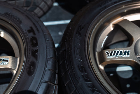 Rays Engineering Volk TE37 15" 6.5J +45 (5x114.3) *Tires Included*