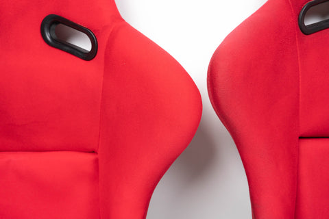 Bride Zeta 2 and Zeta 2 Type-L Red Bucket Seat Pair