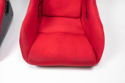Bride Zeta 2 and Zeta 2 Type-L Red Bucket Seat Pair