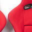 Bride Zeta 2 and Zeta 2 Type-L Red Bucket Seat Pair