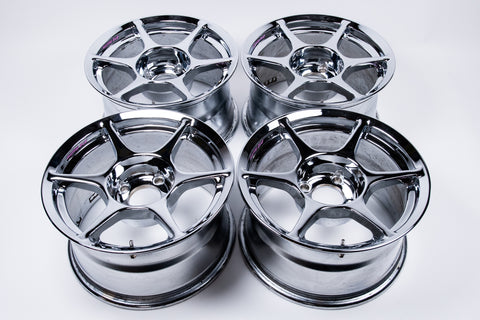Buddy Club P1 15" 8J +12 (4x114.3) *Triple Chrome Plated*