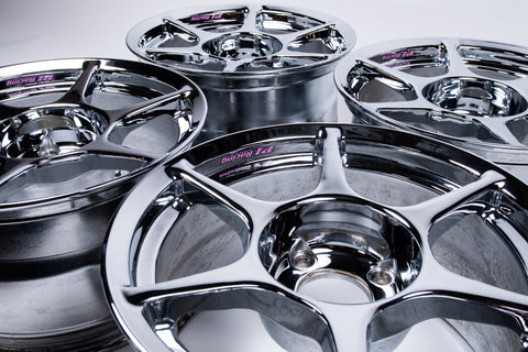 Buddy Club P1 15" 8J +12 (4x114.3) *Triple Chrome Plated*