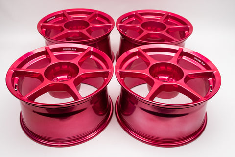 Buddy Club P1 17" 9J +17 (5x114.3) *Candy Pink*