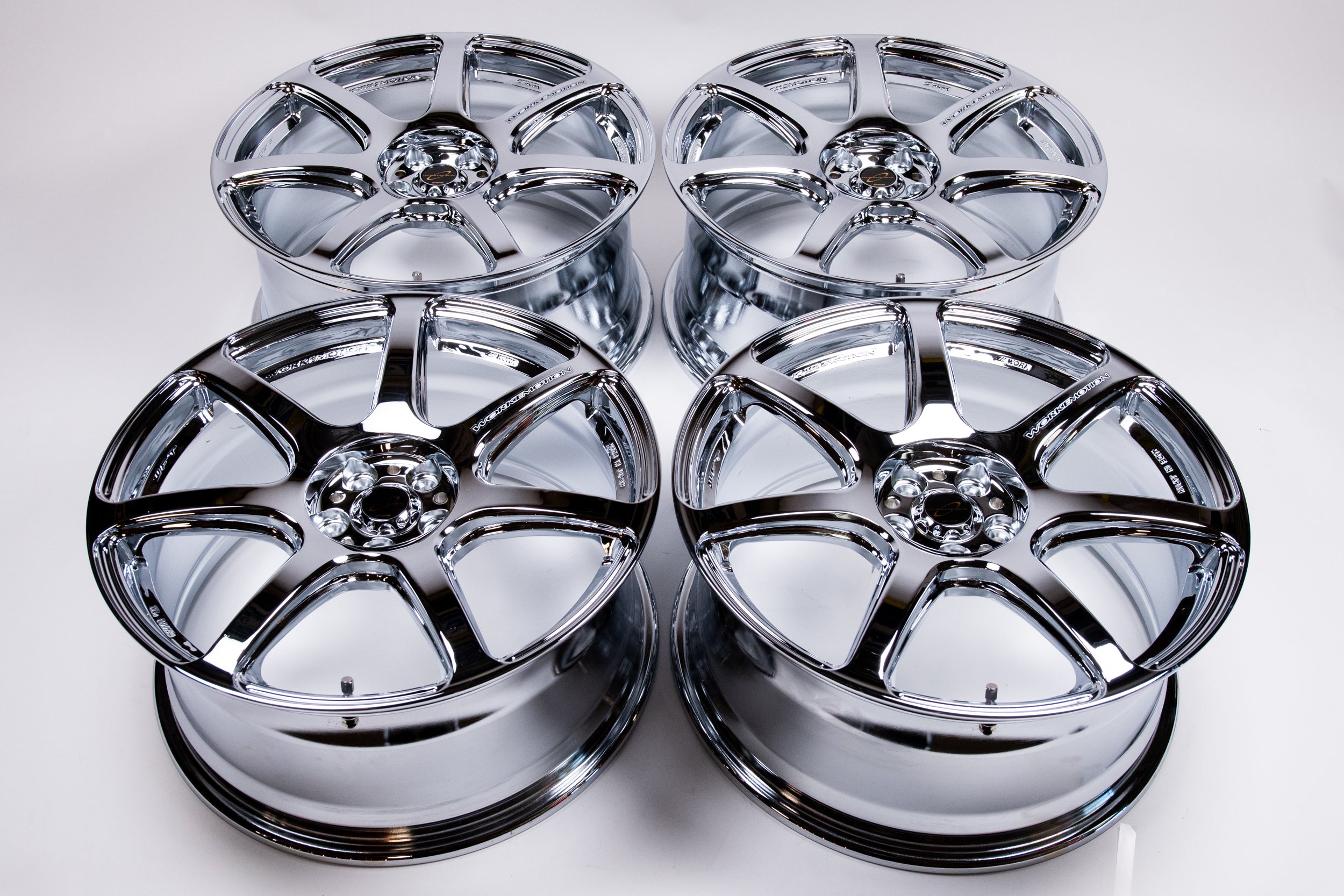 ワークエモーションT7R 18インチ8.5J+45 PCD100 5穴 WORK Emotion T7R 18” 8.5J +45 (5x100) *Triple Chrome Plated* – GET