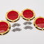 Yokohama AVS Model 5 Reproduction Center Caps *24k Gold Plated*