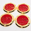 Yokohama AVS Model 5 Reproduction Center Caps *24k Gold Plated*