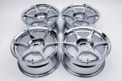 Buddy Club P1 15" 8J +22 (4x114.3) *Triple Chrome Plated*