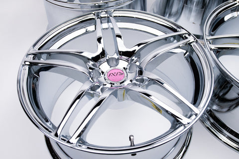 Yokohama AVS Model 5 18" 10J +19, 9J +20 (5x114.3) *Triple Chrome Plated*