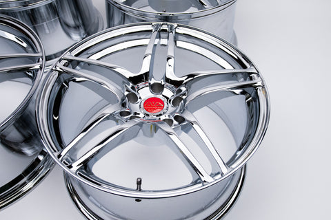 Yokohama AVS Model 5 18" 10J +19, 9J +20 (5x114.3) *Triple Chrome Plated*