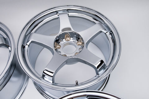 URAS NS-01 17" 9J +30 (5x114.3) *Triple Chrome Plated*