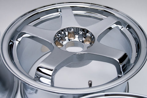 URAS NS-01 17" 9J +30 (5x114.3) *Triple Chrome Plated*