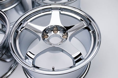 URAS NS-01 17" 9J +30 (5x114.3) *Triple Chrome Plated*