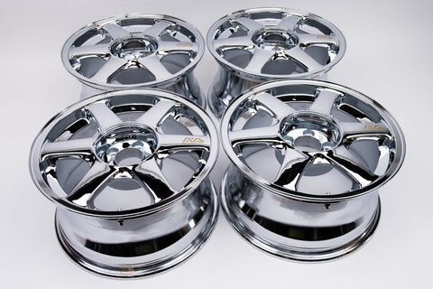 Yokohama AVS VS6 17" 9J +18, 9J +35 (5x114.3) *Triple Chrome Plated*