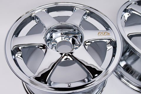 Yokohama AVS VS6 17" 9J +18, 9J +35 (5x114.3) *Triple Chrome Plated*