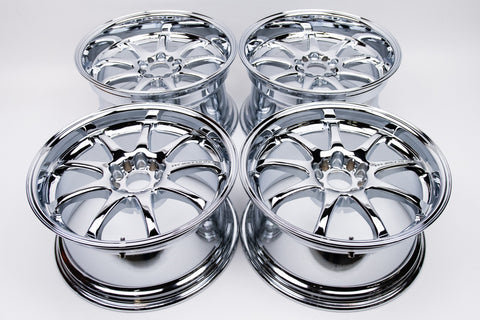 Work Emotion XD9 18" 10J +38, 9J +30 (5x114.3) *Triple Chrome Plated*