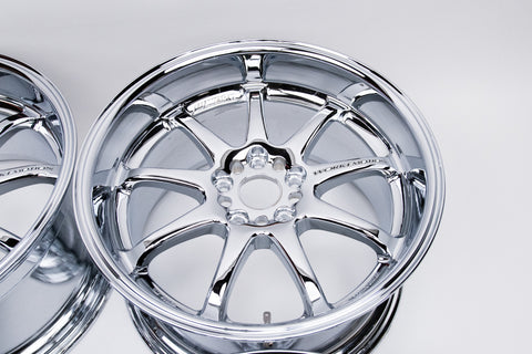 Work Emotion XD9 18" 10J +38, 9J +30 (5x114.3) *Triple Chrome Plated*