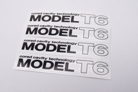 Yokohama Advan AVS Model T6 Spoke Stickers