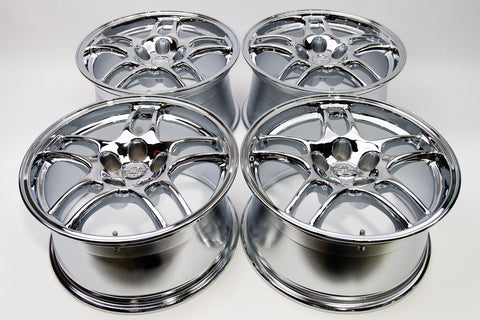 Nissan Skyline R33 GTR 17" 9J +30 (5x114.3) *Triple Chrome Plated*