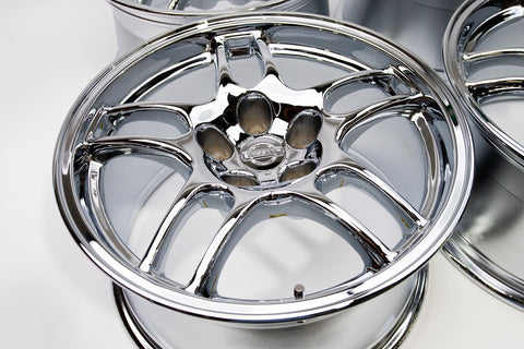 Nissan Skyline R33 GTR 17" 9J +30 (5x114.3) *Triple Chrome Plated*