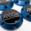 Yokohama AVS Model 6 Reproduction Center Caps *Anodized Blue*