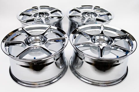 Buddy Club P1 17" 9J +27 (5x114.3) *Triple Chrome Plated*