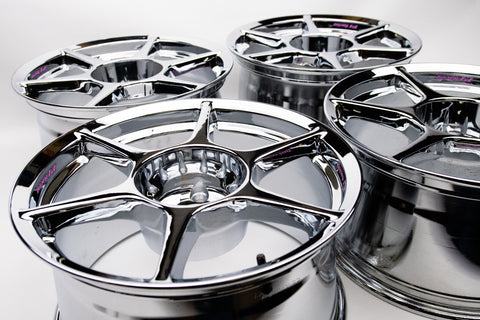 Buddy Club P1 17" 9J +17 (5x114.3) *Triple Chrome Plated*