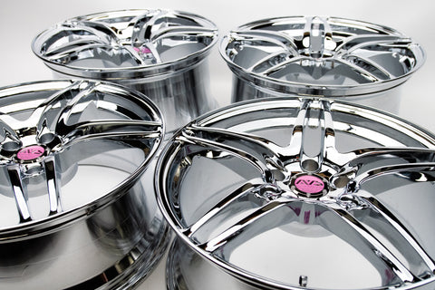 AVS Model 5 18" 9J +35, 8J +30 (5x114.3) *Triple Chrome Plated*