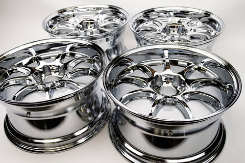 WORK D9R 18" 9.5J +12 (5x114.3) *Triple Chrome Plated*