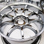 WORK D9R 18" 9.5J +12 (5x114.3) *Triple Chrome Plated*