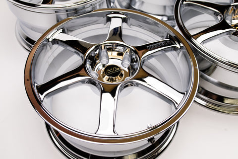 AVS Model 6 17" 9J +35, 8J +35 (5x114.3) *Triple Chrome Plated*