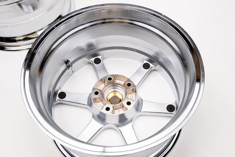 AVS Model 6 17" 9J +35, 8J +35 (5x114.3) *Triple Chrome Plated*