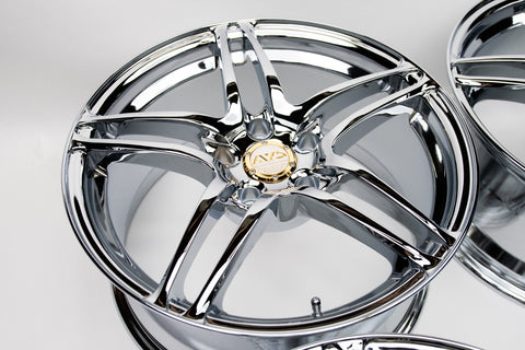 AVS Model 5 17" 8J +30 (5x114.3) *Triple Chrome Plated*